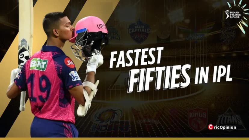 Players with Fastest Fifties in IPL History from 2008 to 2025