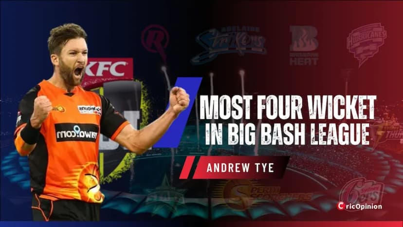 Who Holds the Record for the Most Four Wicket Haul in BBL History?