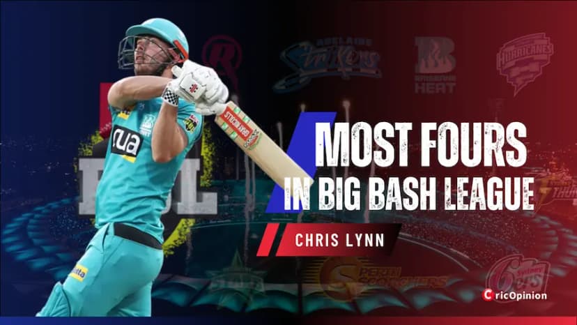 Who Hit the Most Fours in BBL History?