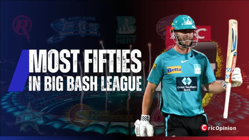 Who Holds the Record for the Most Fifties in BBL History?