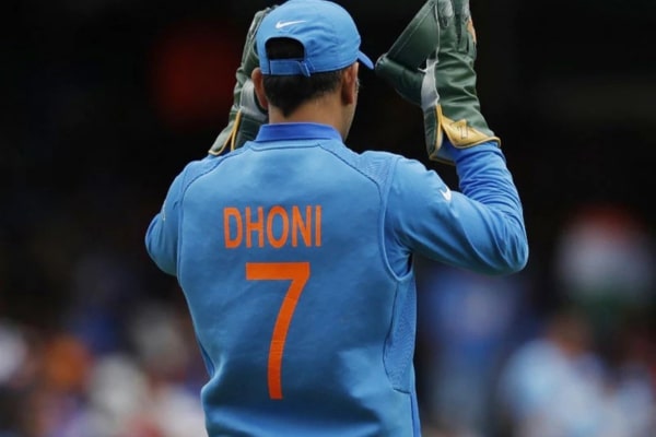 MS Dhoni Jersey Number in Cricket